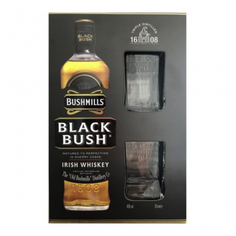 Set 2 Pahare Whisky Bushmills Black Bush, 0