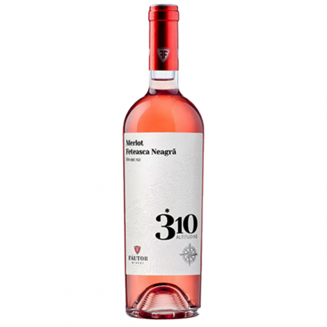 Vin Altitudine 310* Merlot – Feteasca Neagra, Rose, Sec, 0