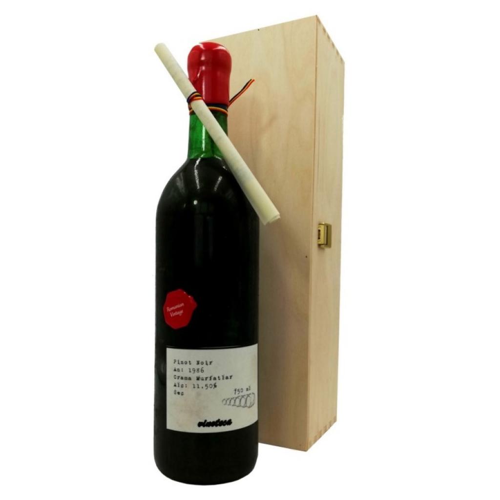 Pinot Noir Murfatlar 1986 cutie lemn
