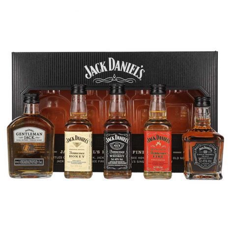 Jack Daniel’s Family Set Whisky, whisky 5×0.05l