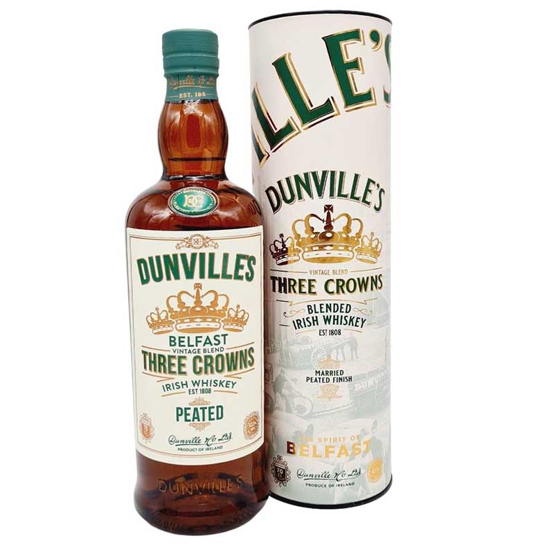Dunville’s Three Crowns Peated Irish Whiskey